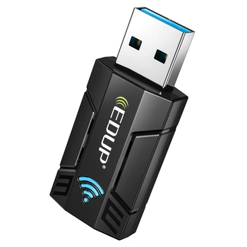 EDUP 1300M USB3.0 Brezžično Omrežno Kartico Wifi Adapter, 2.4 G & 5G Dual Band Stabilen Signal Adapter Za Prenosni RAČUNALNIK Desktop