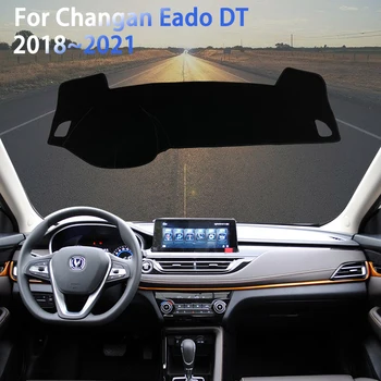 Nadzorna plošča Pokrov Avtomobila Dash Mat po Meri za Changan Eado DT 2018~ 2019 2021 Anti-UV Vizir Suncobran Avto Notranje zadeve Ornamenti Dodatki